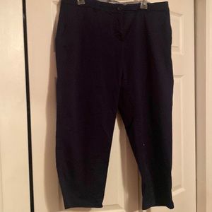 Crown & Ivy Navy Capris